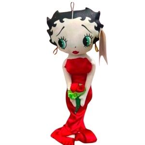 Betty Boop Rag Doll Red Evening Gown 16 Inch